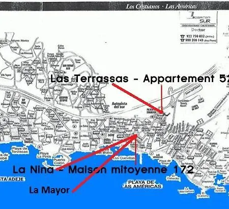 Terassas- Playa De Americas - Tenerife- Espagne * פלאייה דה לאס אמריקס