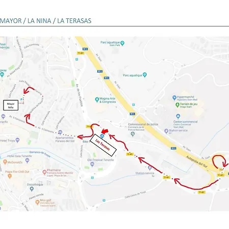 Terassas- Playa De Americas - Ténérife- Espagne Playa de las Americas (Tenerife)