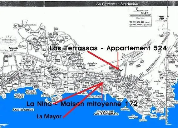 Terassas- Playa De Americas - Tenerife- Espagne * 美洲海滩